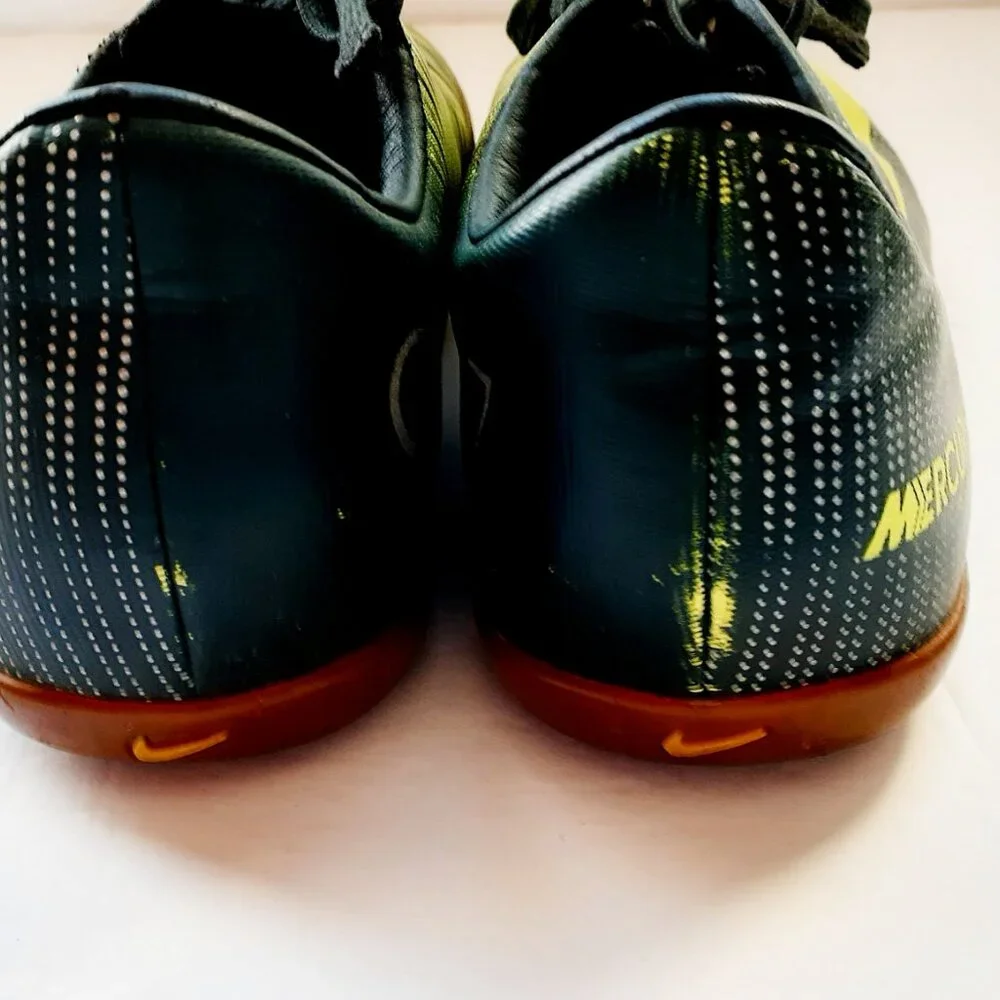 Nike Kids Shoes Mercurial Indoor Soccer Green 5 Youth